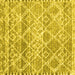 Square Trellis Yellow Modern Rug, con3033yw