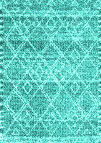 Trellis Turquoise Modern Rug, con3033turq