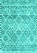 Trellis Turquoise Modern Rug, con3033turq