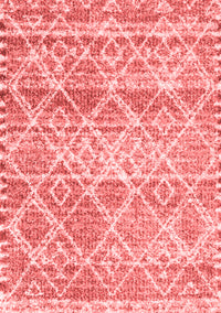 Trellis Red Modern Rug, con3033red