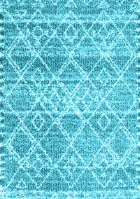 Trellis Light Blue Modern Rug, con3033lblu