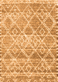 Trellis Orange Modern Rug, con3033org