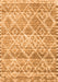 Trellis Orange Modern Rug, con3033org