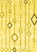 Solid Yellow Modern Rug, con3034yw