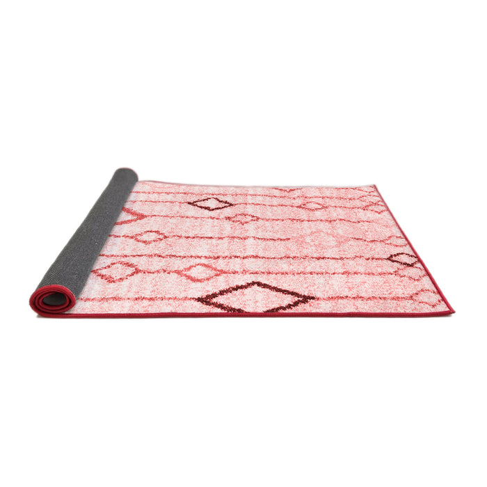 Solid Red Modern Area Rugs