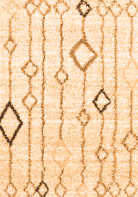 Solid Orange Modern Rug, con3034org