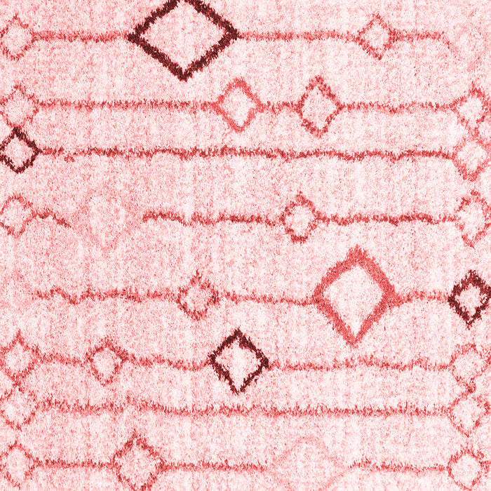 Machine Washable Solid Red Modern Rug, wshcon3034red