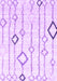 Machine Washable Solid Purple Modern Area Rugs, wshcon3034pur
