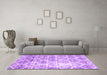Machine Washable CON3035X Purple CON3035X Area Rugs in a Living Room, wshcon3035pur