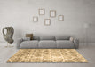 Machine Washable CON3035X Brown CON3035X Rug in a Living Room,, wshcon3035brn