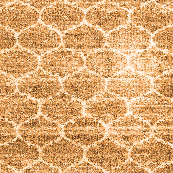 Round Machine Washable CON3035X Orange CON3035X Area Rugs, wshcon3035org