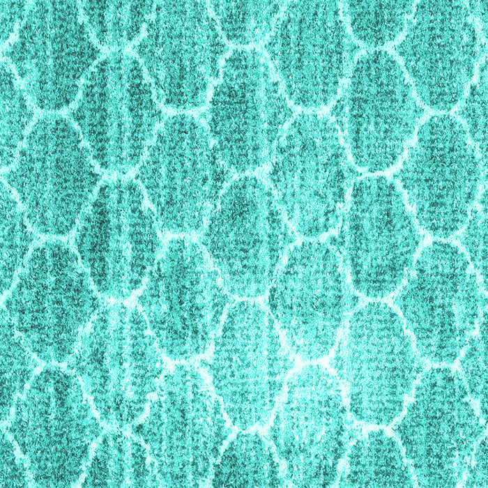 Square Machine Washable CON3035X Turquoise CON3035X Area Rugs, wshcon3035turq