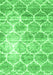 Serging Thickness of Machine Washable CON3035X Green CON3035X Area Rugs, wshcon3035grn