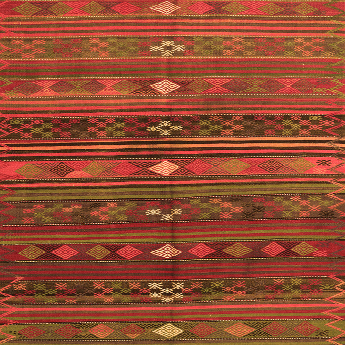 Round Machine Washable CON3036X Orange CON3036X Area Rugs, wshcon3036org