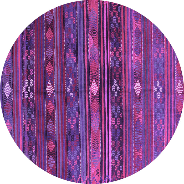 Round Machine Washable CON3036X Purple CON3036X Area Rugs, wshcon3036pur