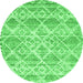 Machine Washable CON3037X Green CON3037X Area Rugs, wshcon3037grn