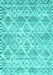 Machine Washable CON3037X Turquoise CON3037X Area Rugs, wshcon3037turq