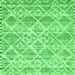 Round Machine Washable CON3037X Green CON3037X Area Rugs, wshcon3037grn