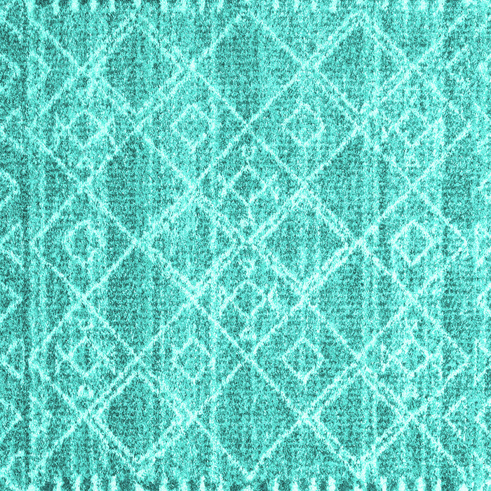 Square Machine Washable CON3037X Turquoise CON3037X Area Rugs, wshcon3037turq