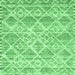 Square Machine Washable CON3037X Emerald Green CON3037X Area Rugs, wshcon3037emgrn