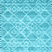 Square Machine Washable CON3037X Light Blue CON3037X Rug, wshcon3037lblu