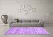 Machine Washable CON3037X Purple CON3037X Area Rugs in a Living Room, wshcon3037pur