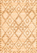 Solid Orange Modern Rug, con3038org