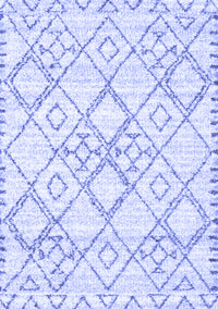 Solid Blue Modern Rug, con3038blu