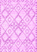 Machine Washable Solid Pink Modern Rug, wshcon3038pnk