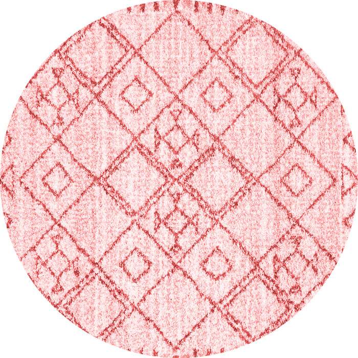 Machine Washable Solid Red Modern Rug, wshcon3038red