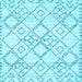 Square Solid Light Blue Modern Rug, con3038lblu