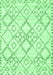 Machine Washable Solid Emerald Green Modern Area Rugs, wshcon3038emgrn