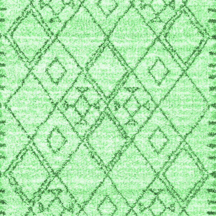 Machine Washable Solid Emerald Green Modern Area Rugs, wshcon3038emgrn