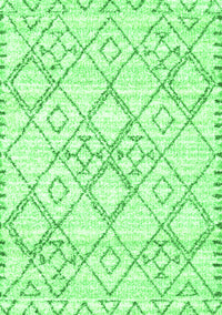 Solid Green Modern Rug, con3038grn