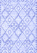 Solid Blue Modern Rug, con3038blu