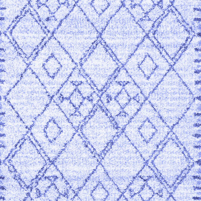 Solid Blue Modern Rug, con3038blu