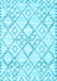 Solid Light Blue Modern Rug, con3038lblu