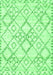 Serging Thickness of Machine Washable Solid Green Modern Area Rugs, wshcon3038grn