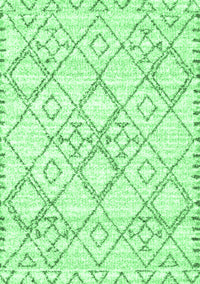 Solid Emerald Green Modern Rug, con3038emgrn