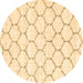 Round Terrilis Brown Contemporary Rug, con3039brn