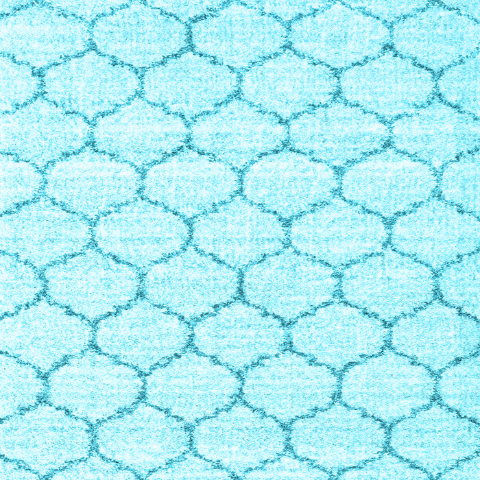 Square Terrilis Light Blue Contemporary Rug, con3039lblu