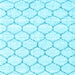 Square Terrilis Light Blue Contemporary Rug, con3039lblu