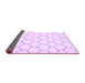 Sideview of Terrilis Purple Contemporary Rug, con3039pur