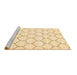 Sideview of Machine Washable Terrilis Brown Contemporary Rug, wshcon3039brn