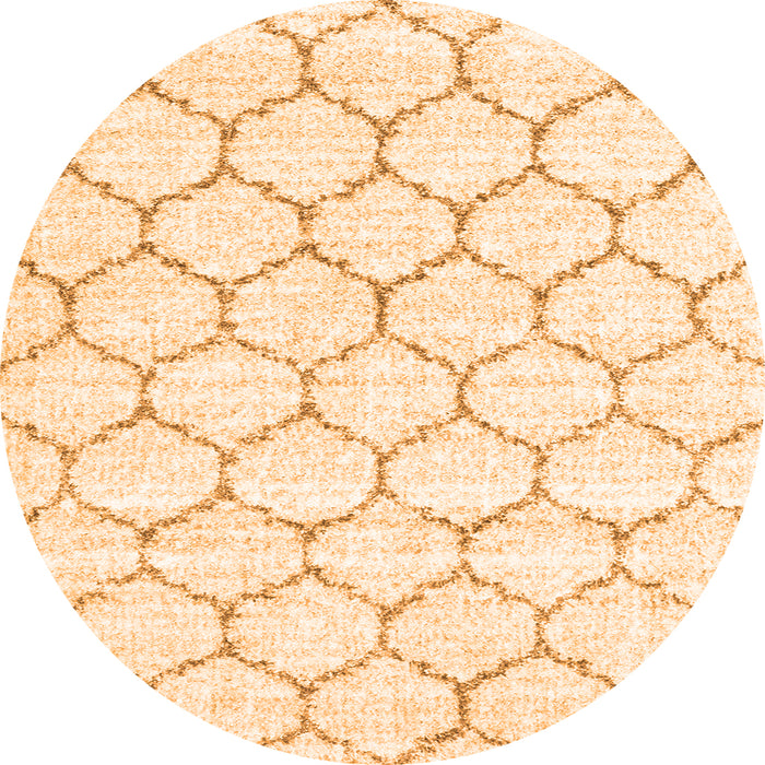 Square Terrilis Orange Contemporary Rug, con3039org