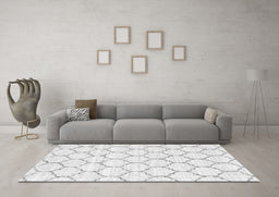 Machine Washable Terrilis Gray Contemporary Rug in a Living Room,, wshcon3039gry