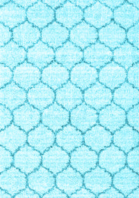 Terrilis Light Blue Contemporary Rug, con3039lblu