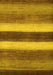 Machine Washable Abstract Yellow Contemporary Rug, wshcon303yw