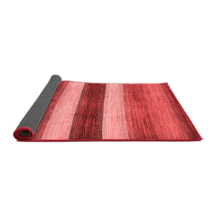 Abstract Red Contemporary Area Rugs