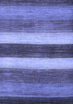 Abstract Blue Contemporary Rug, con303blu